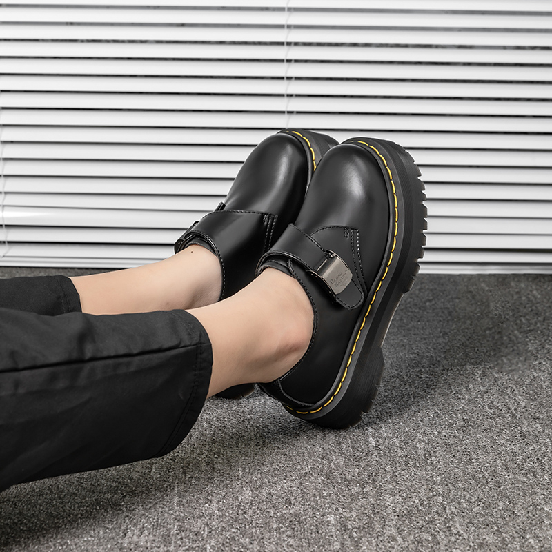 Giày Martin Da Đế Dày 5.5cm Cho Nam