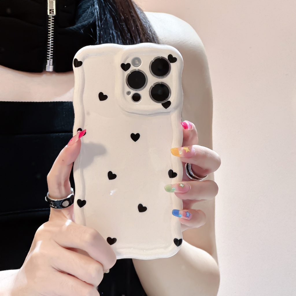 Ốp Điện Thoại tpu Mềm Họa Tiết Chấm Bi Cho iphone 15promax 15pro 14promax 13 pro max 12 pro max 11