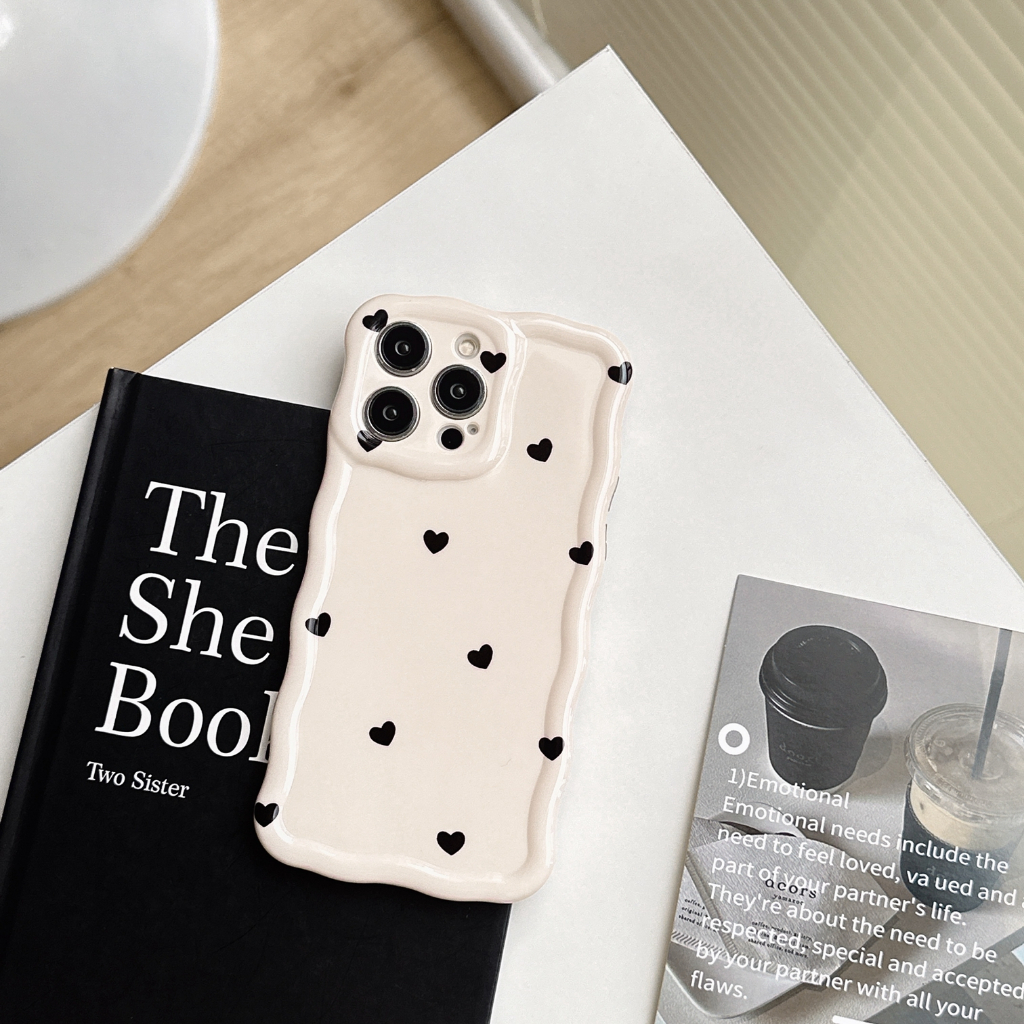 Ốp Điện Thoại tpu Mềm Họa Tiết Chấm Bi Cho iphone 15promax 15pro 14promax 13 pro max 12 pro max 11