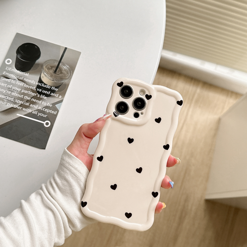 Ốp Điện Thoại tpu Mềm Họa Tiết Chấm Bi Cho iphone 15promax 15pro 14promax 13 pro max 12 pro max 11