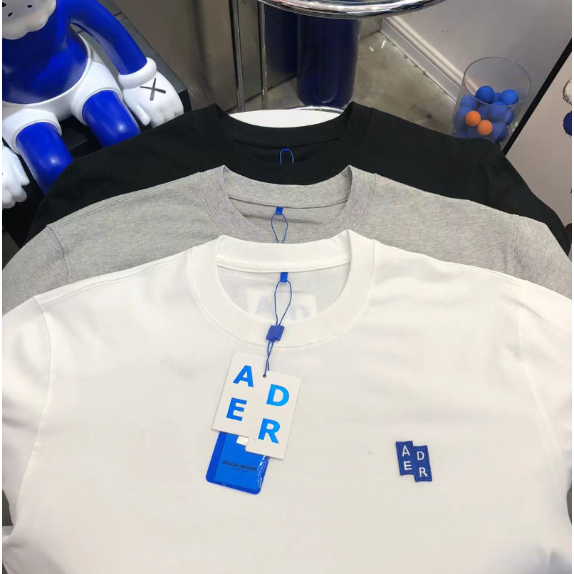 Áo Thun Tay Dài Thêu Chữ ADER ERROR Phong Cách Thời Trang Đường Phố Mới Cho Cặp Đôi