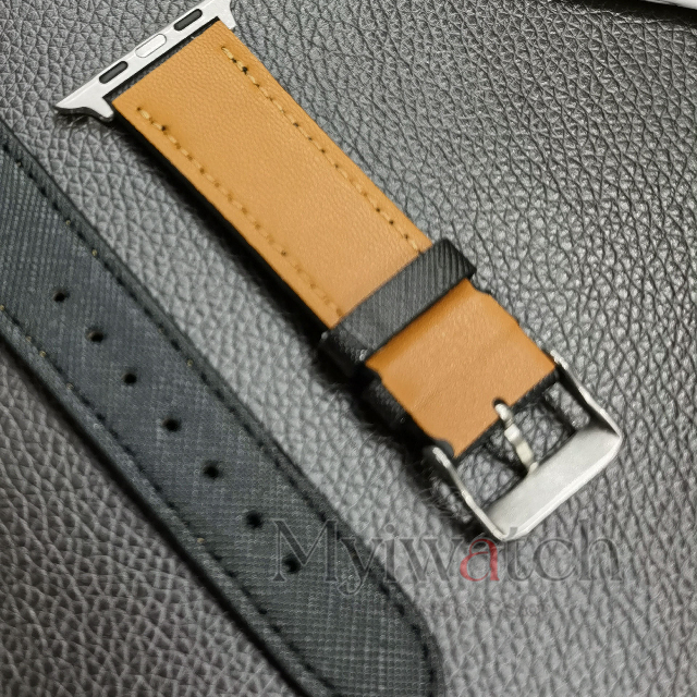 Dây Đeo Đồng Hồ Bằng Da Mỏng Thời Trang Sáng Tạo Cho iWatch series 8 7 6 SE 5 4 3 2 1 40mm 41mm 44mm 45mm 42mm 38mm 49mm