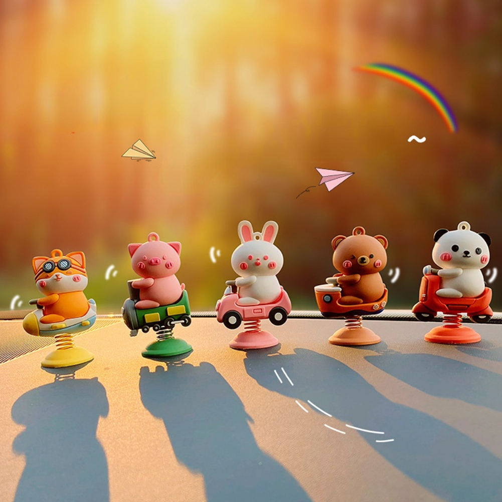 Đồ trang trí động vật lắc đầu ô tô - đồ Trang trí ô tô búp bê lắc đầu để bàn phong cách dễ thương - CoolCar