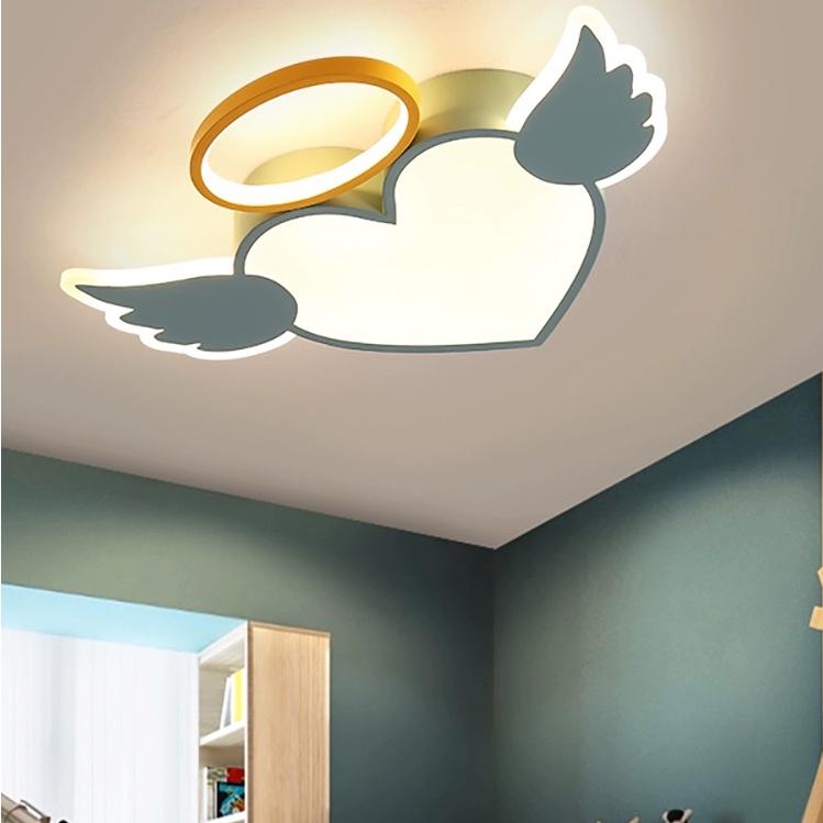 IKEE Đèn Led Trang Trí Led Phòng Ngủ Đèn Ốp Trần Bắc Âu Sao Dễ Thương Phòng Trẻ Em Mây Đèn Trần Trang Trí Phòng Khách Đèn Ngủ Phòng Khách Giản Hiện Đại