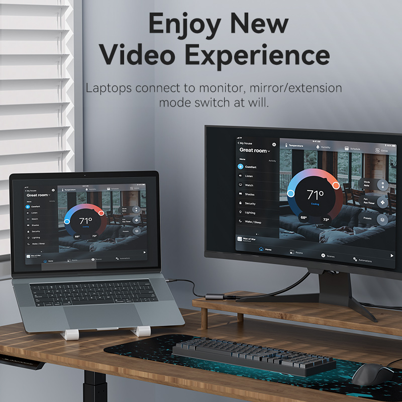 Bộ chuyển đổi VENTION USB sang HDMI 1080P @ 60Hz thích hợp cho MacBook Pro iPad Laptop máy chiếu