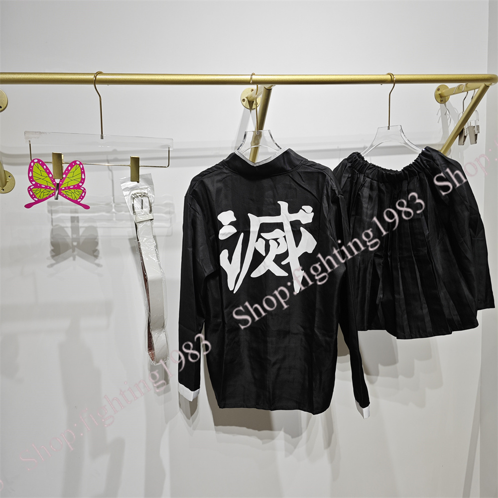 Bộ Tóc Giả Kimono Hóa Trang Nhân Vật Kimetsu No Yaiba Cho Bé Gái