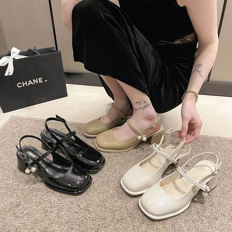 Giày Da Đế Dày Thời Trang Pháp Xinh Xắn Dành Cho Nữ giày nữ lolita