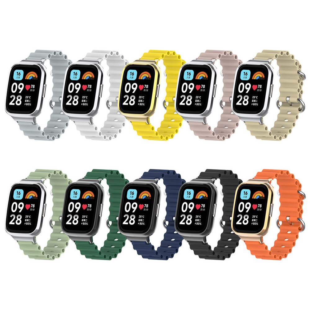 Dây Đeo Silicone Cho Đồng Hồ Thông Minh Redmi Watch 3 Active 2 Lite / Poco Watch / Mi Watch Lite