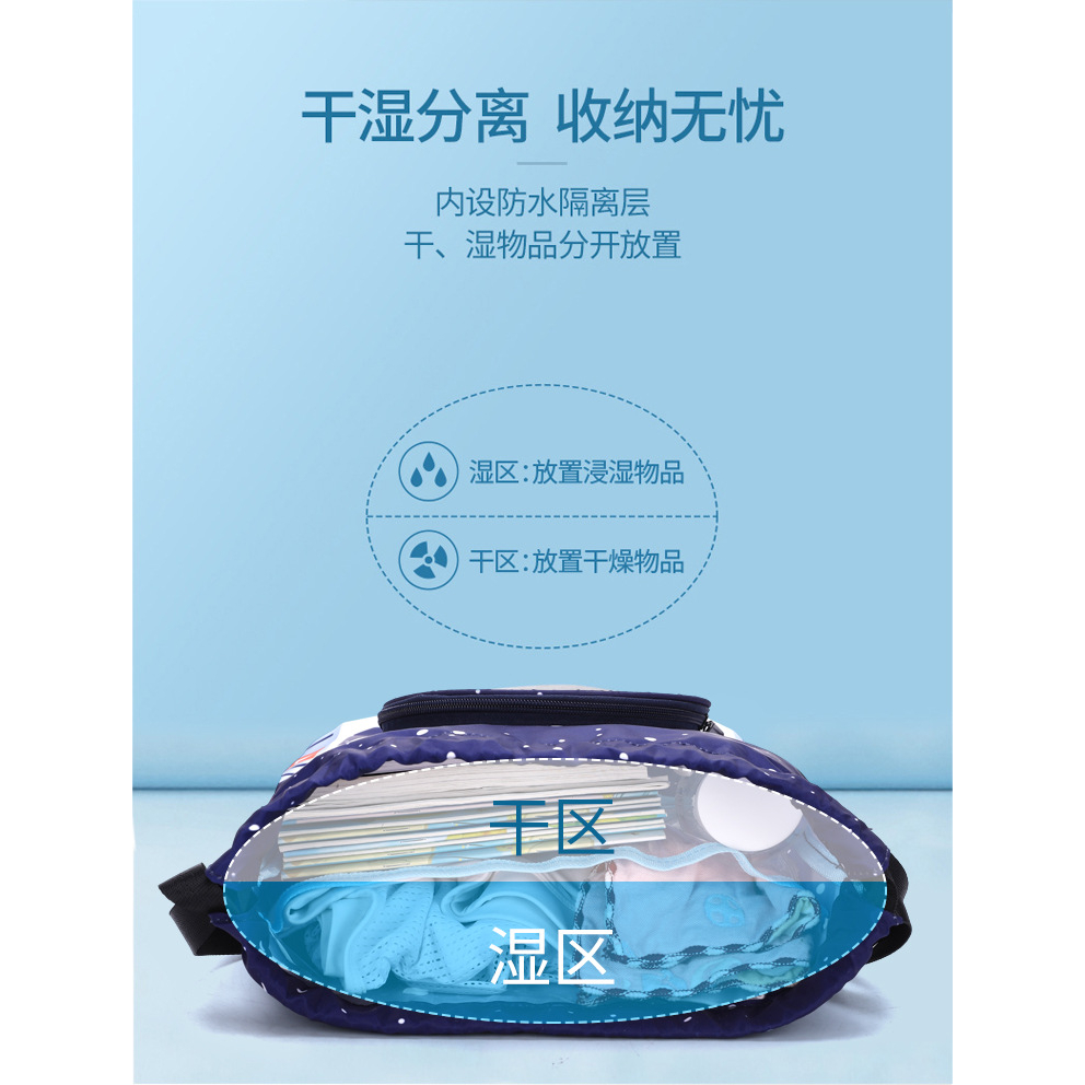 Balo Dây Rút Đi Biển Chống Nước 5 Màu Cho Bé