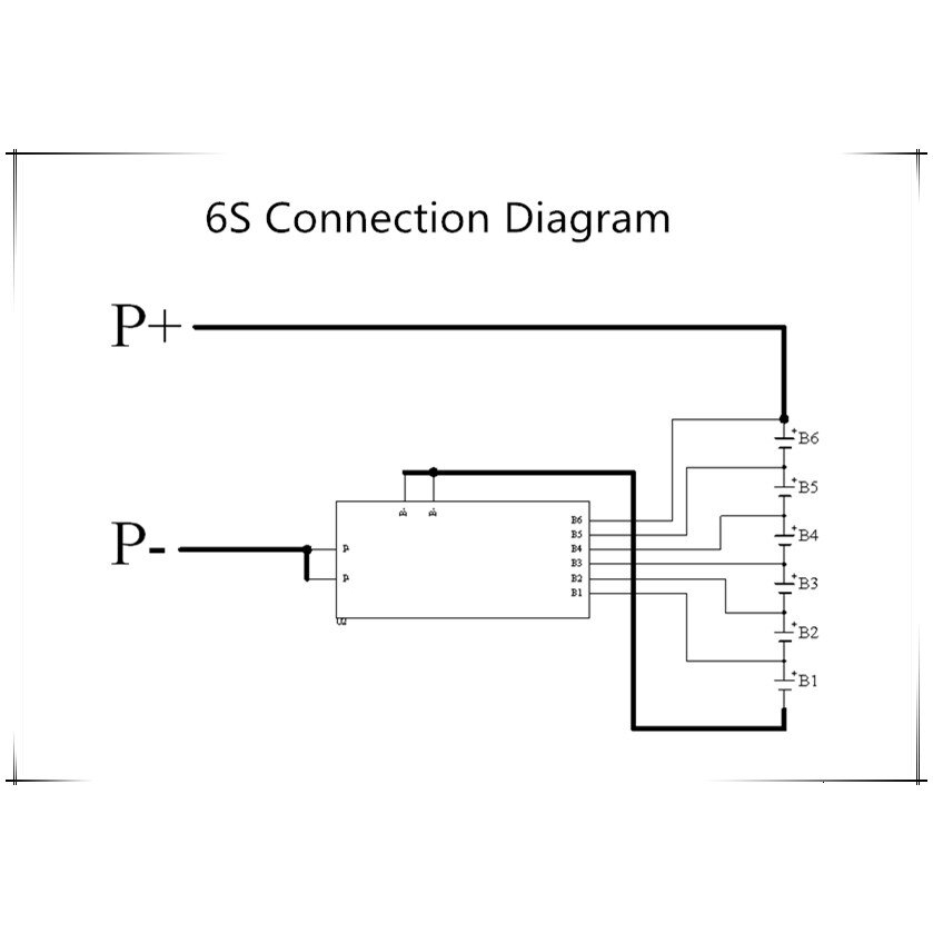 Bảng Mạch Bảo Vệ Pin Lithium 3.7V 6S 30A / 7S 30A / 6S 50A / 7S 50A BMS