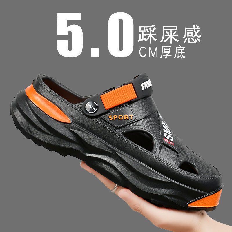 Dép Sandal Đế Dày Chống Trượt Thời Trang Mùa Hè Cho Nam