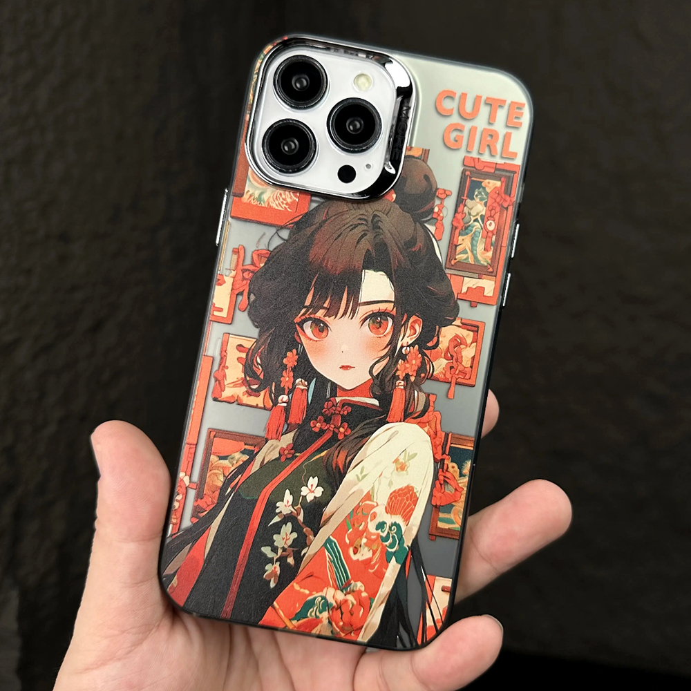 Ốp Điện Thoại Cứng Chống Rơi Họa Tiết Hoạt Hình Trung Hoa iPhone 14 13 12 pro max 14 pro max 13 pro max 11