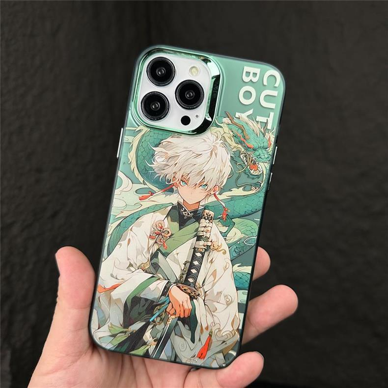 Ốp Điện Thoại Cứng Chống Rơi Họa Tiết Hoạt Hình Kiểu Trung Hoa iPhone 14 13 12 pro max 14 pro max 13 pro max 11