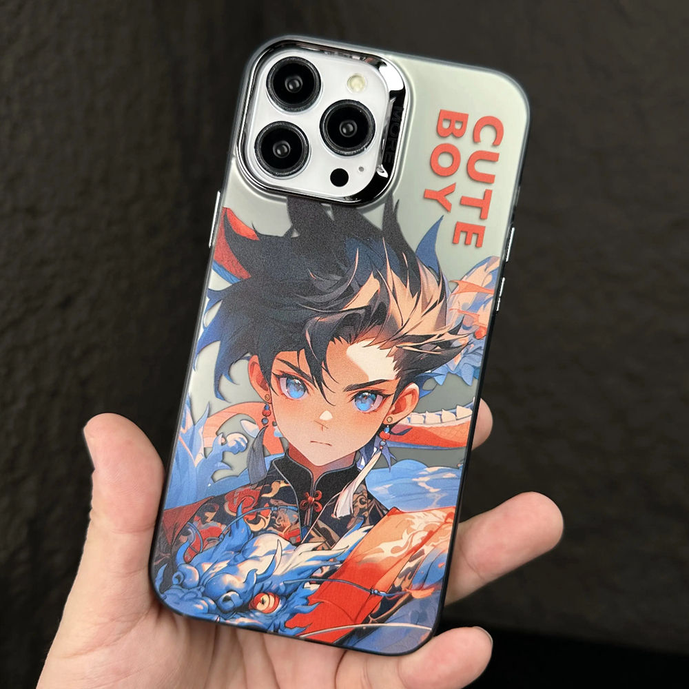 Ốp Điện Thoại Cứng Chống Rơi Họa Tiết Hoạt Hình Trung Hoa iPhone 14 13 12 pro max 14 pro max 13 pro max 11