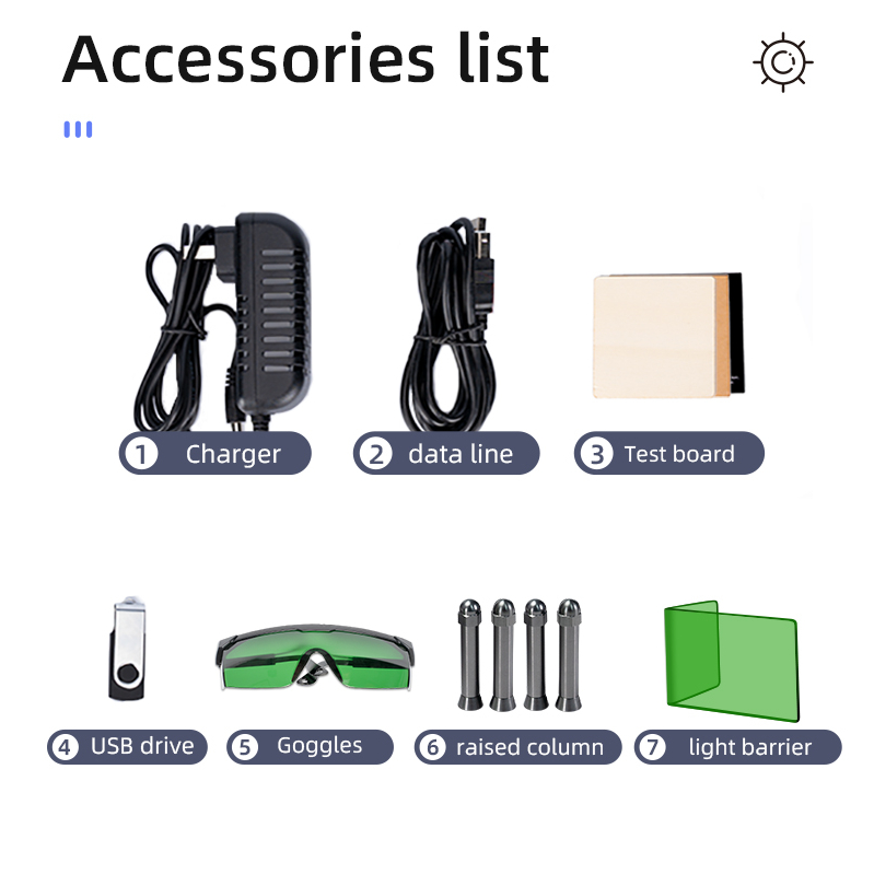 Máy Khắc Laser DAJA DJ6 Mini Cầm Tay Bằng Acrylic Không Kim Loại Tiện Dụng