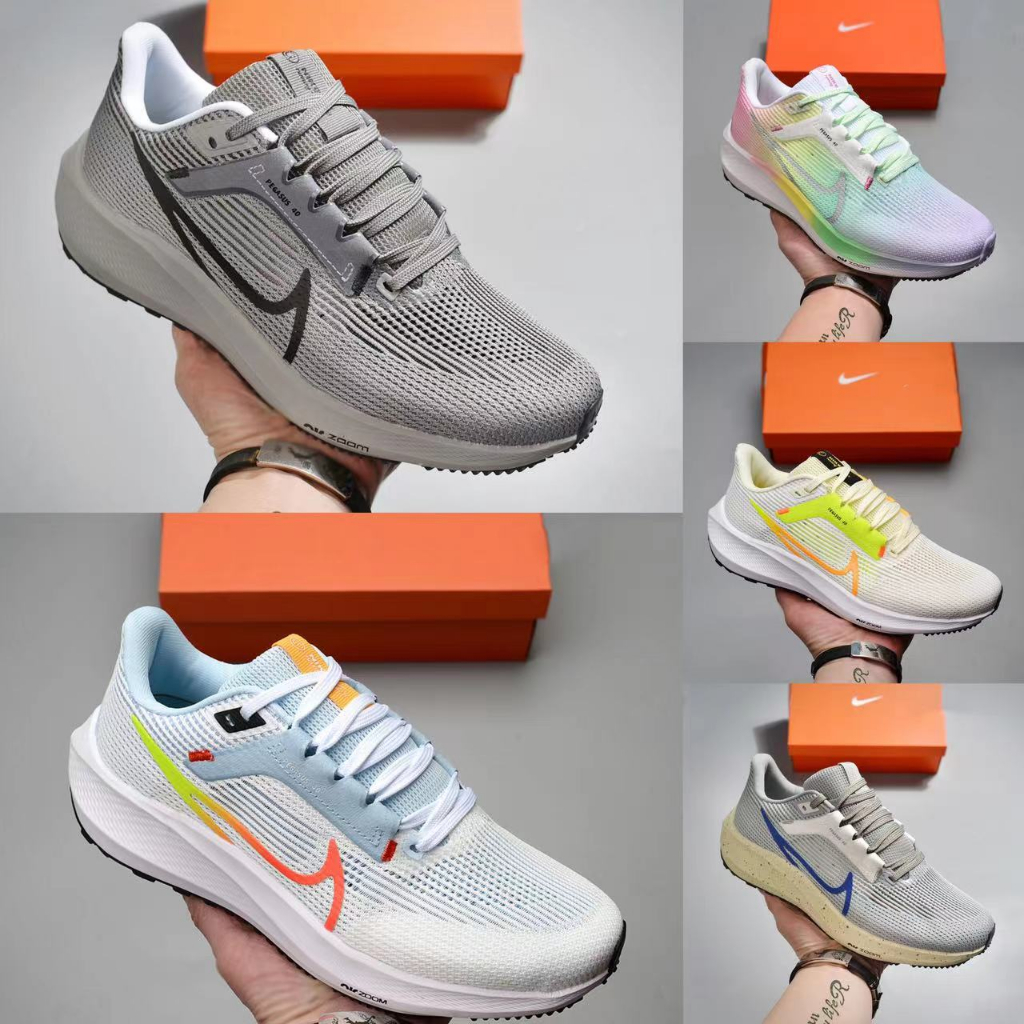 Giày Thể Thao Air Zoom Pegasus 40 Phối Lưới Thoáng Khí Mềm Mại Thoải Mái Cho Nam Và Nữ