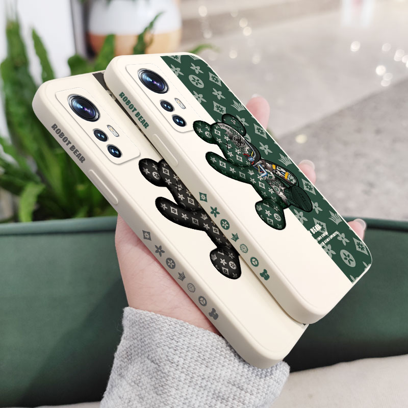 Ốp Điện Thoại Hình Gấu Thời Trang Cho Xiaomi Mi 12S 12 11 12X Pro Lite Ultra 11Lite 5G