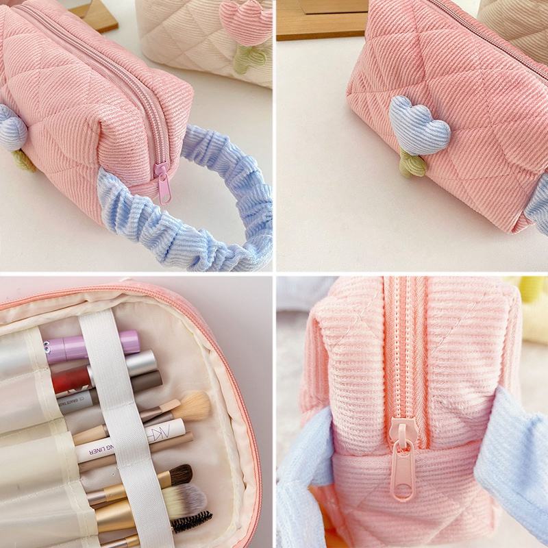 Túi Đựng Đồ Trang Điểm Hình Hoa Tulip Dễ Thương