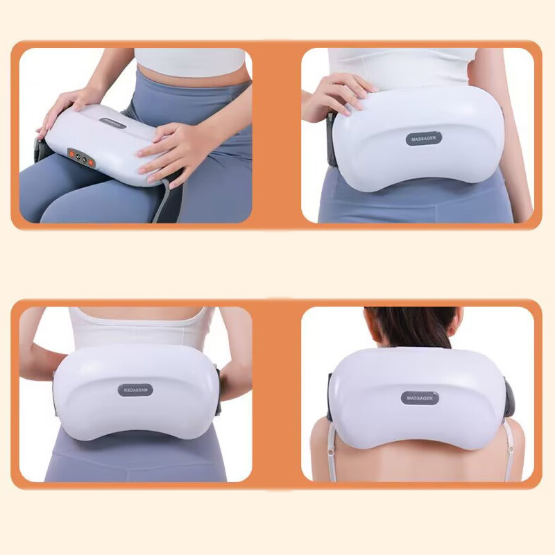 Jinkairui eo bụng massager nén nóng để giúp tiêu hóa