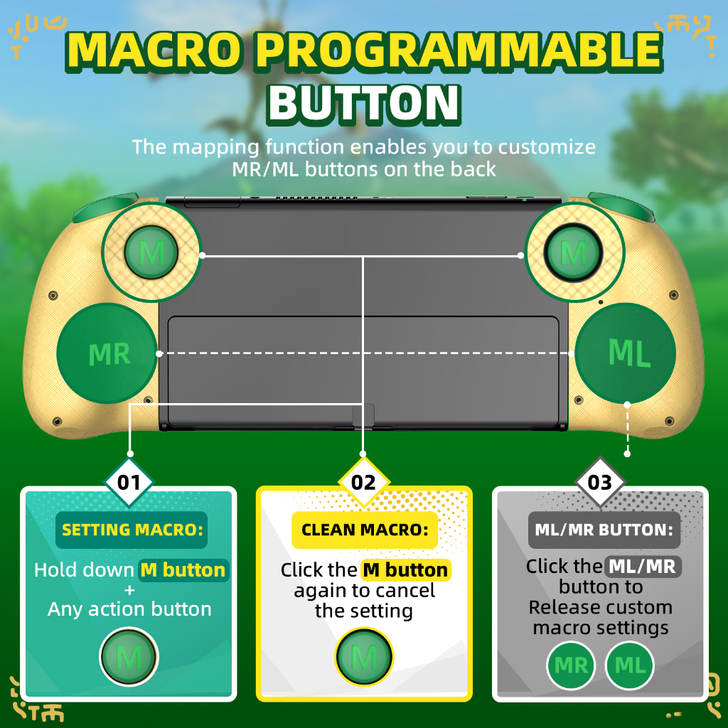 Iine Neptune Bộ Nút Bấm Cơ Học Thay Thế Cho Máy Chơi Game Nintendo Swtich / Lite / OLED