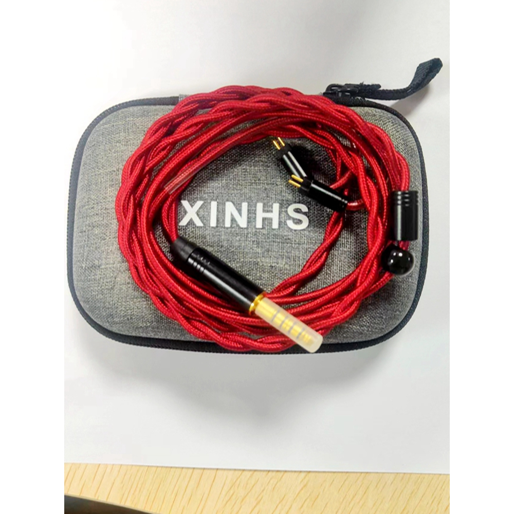 Tai Nghe 4N Bạc Nguyên Chất XINHS 2 Dây Cáp Đồng 7N