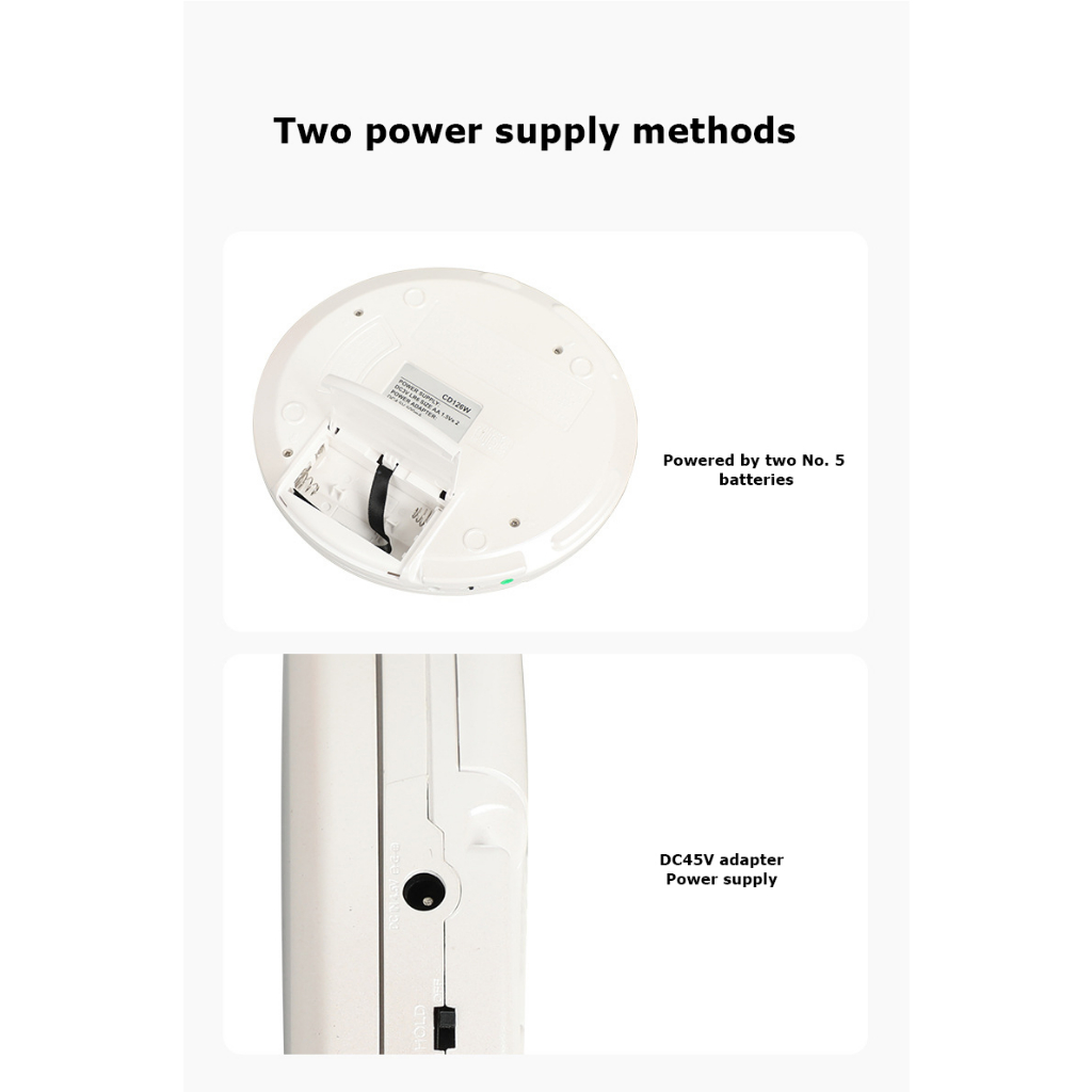 Nhật Bản Portable CD Walkman Player Âm nhạc Stereo Shockproof