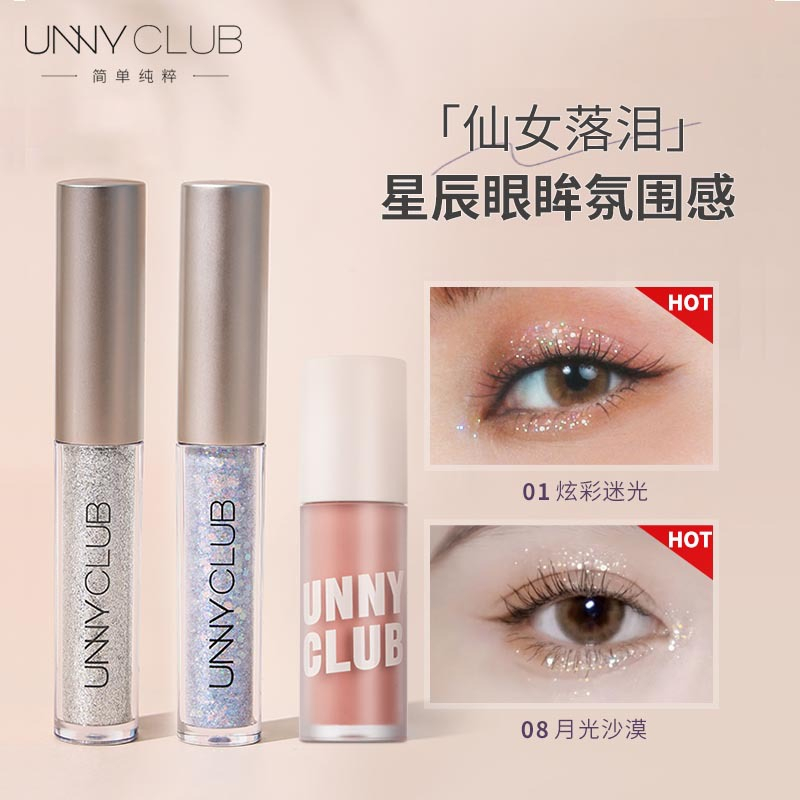 Unny Phấn Mắt Dạng Lỏng Màu Ánh Ngọc Trai Siêu Sáng m03