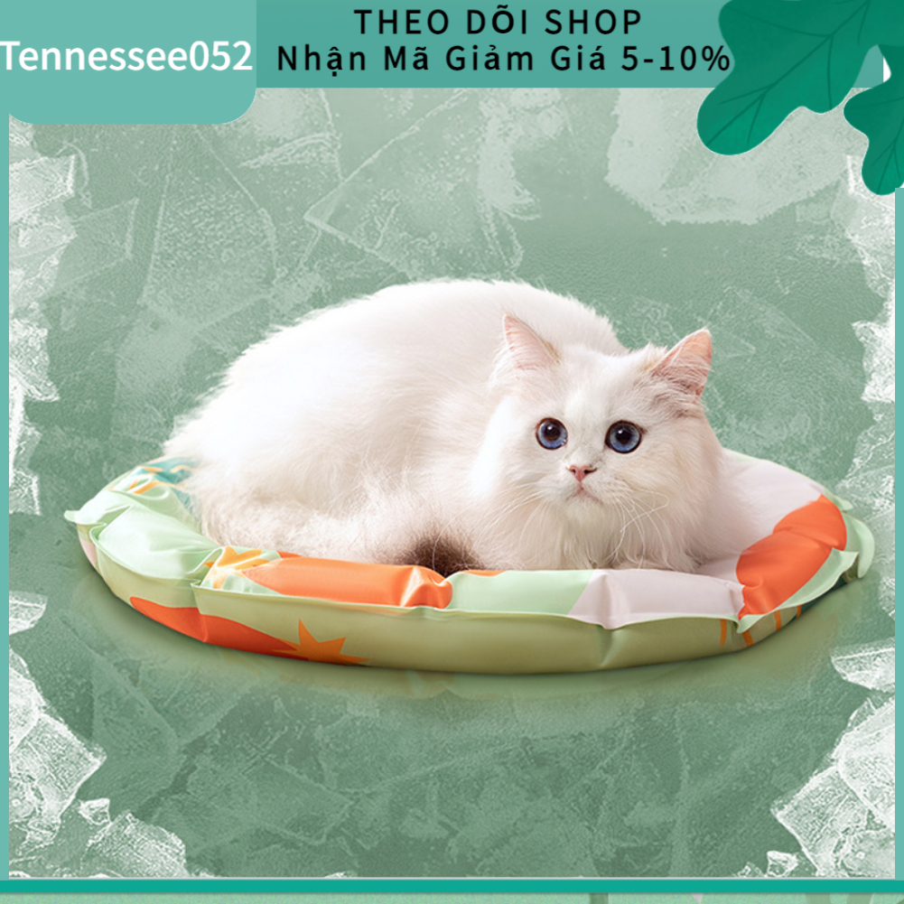 Thảm mát cho thú cưng - Đệm Gel Lạnh Làm Mát Cho Chó Mèo Chống thấm nước mềm Ice Pad mùa hè【Tennessee052】