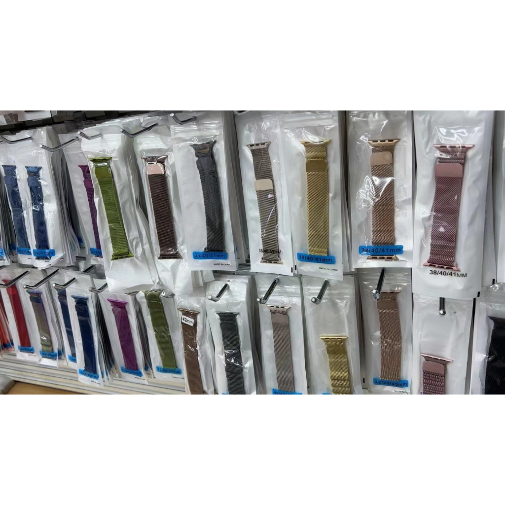 Dây Đeo Kim Loại Milanese 38mm 40mm 42mm 44mm 44mm Cho Đồng Hồ Thông Minh Apple Watch X7 X8 T500 Iwo 12 13 16