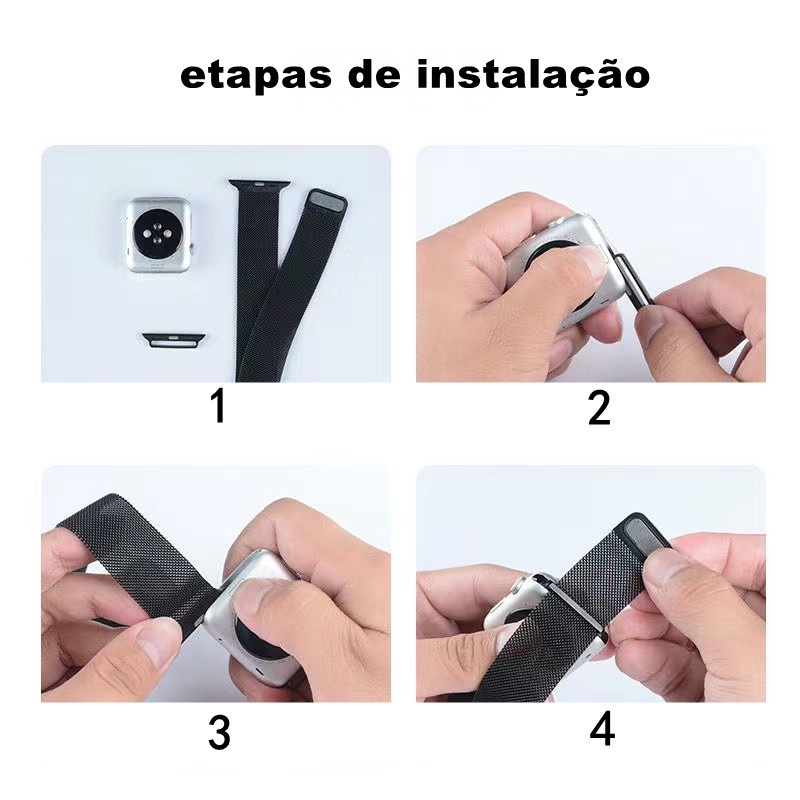 Dây Đeo Kim Loại Milanese 38mm 40mm 42mm 44mm 44mm Cho Đồng Hồ Thông Minh Apple Watch X7 X8 T500 Iwo 12 13 16