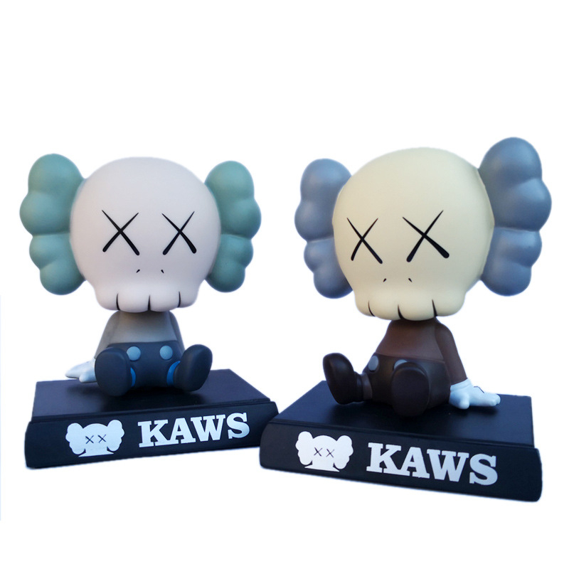 Mô Hình Nhân Vật KAWS 9 Kiểu Dáng Đang Nằm Trong Phim Hoạt Hình One Piece Bằng PVC Trang Trí Xe Hơi