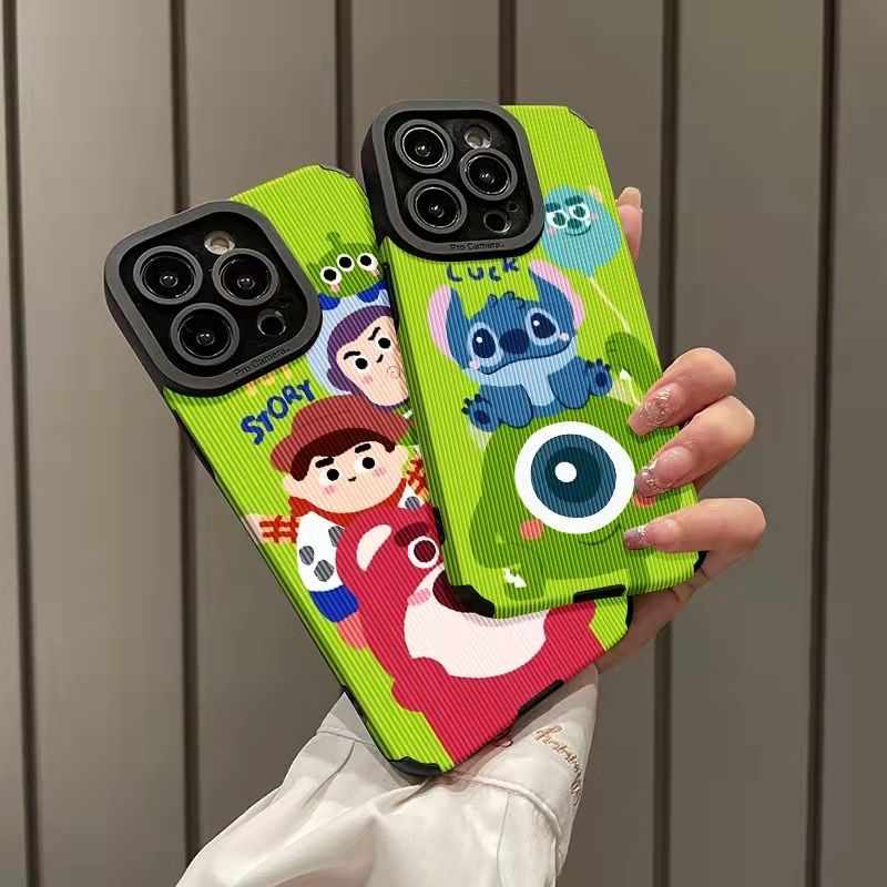 Ốp Điện Thoại Silicon Họa Tiết Trái Dâu / Chú Gấu Dễ Thương Cho iPhone 11Pro 12 13 14 Promax 6s 7 8Plus se x xr xsmax 6P