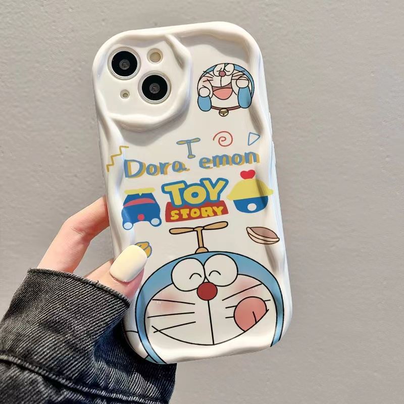 Ốp Điện Thoại Silicon Chống Va Đập In Hình Doraemon Cho iPhone 11Promax 12 6splus 7 8 13mini 14pro x xr xsmax se 8plis