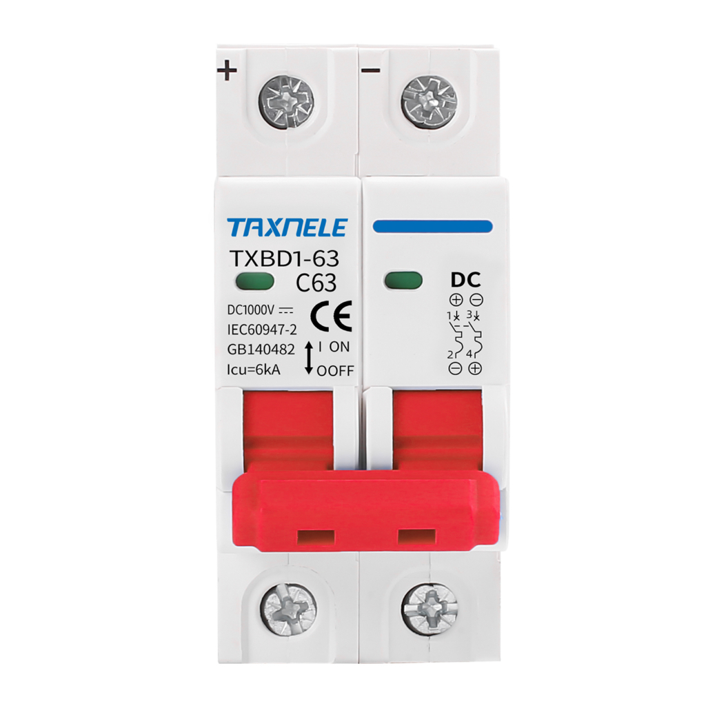 2 Cầu Dao Mini Dùng Năng Lượng Mặt Trời 6A 10A 16A 20A 25A 32A 40A 50A 63A DC MCB