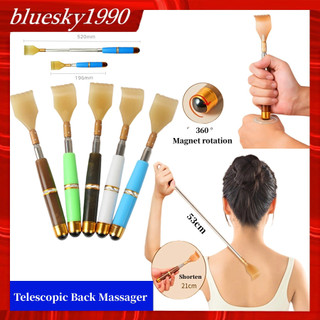 【Hàng mới về】Cây Gãi Lưng & Massage Lưng Cầm Tay Kéo Dài Được Có Hạt Nam Châm
