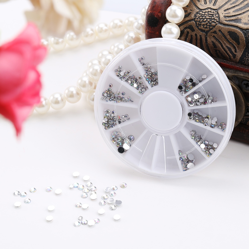 Set 300 kim cương giả 3D độc đáo chuyên dụng trang trí móng nghệ thuật