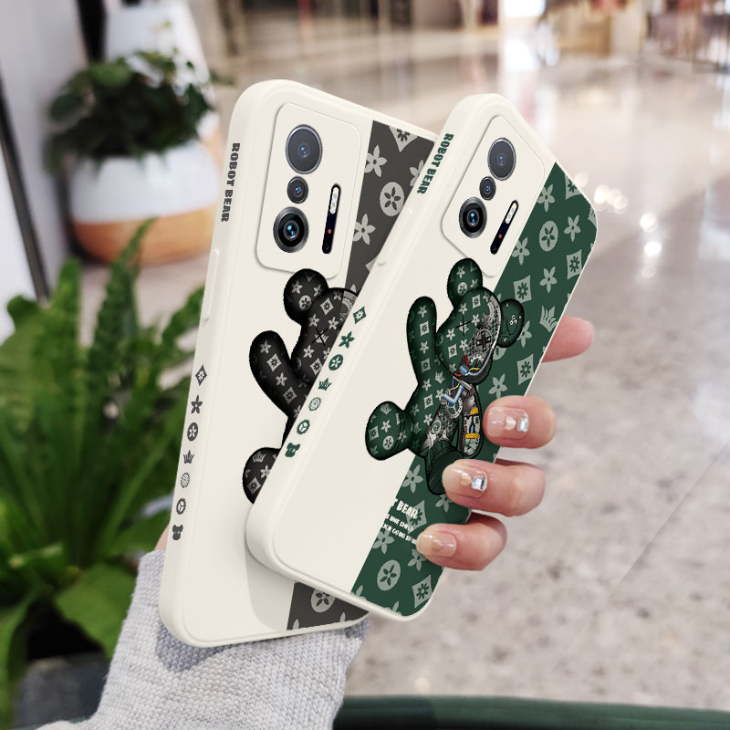 Ốp Điện Thoại Hình Gấu Sáng Tạo Thời Trang Cho Xiaomi Poco M4 F4 X4 PRO 4G 5G GT C40