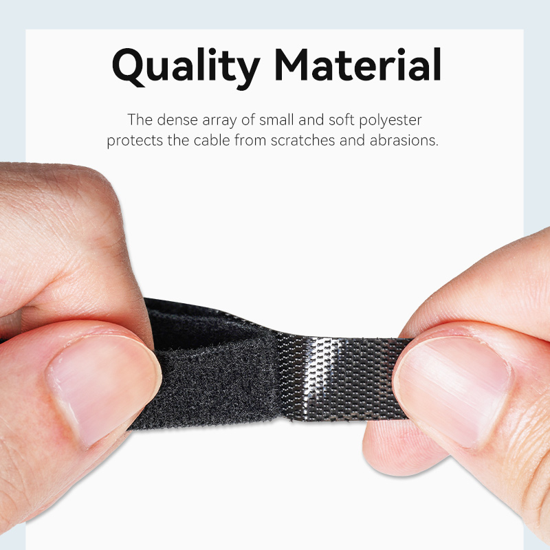 VENTION Dây Cáp USB Tự Dính Bằng Nilon Có Móc Dán 120-180Mm