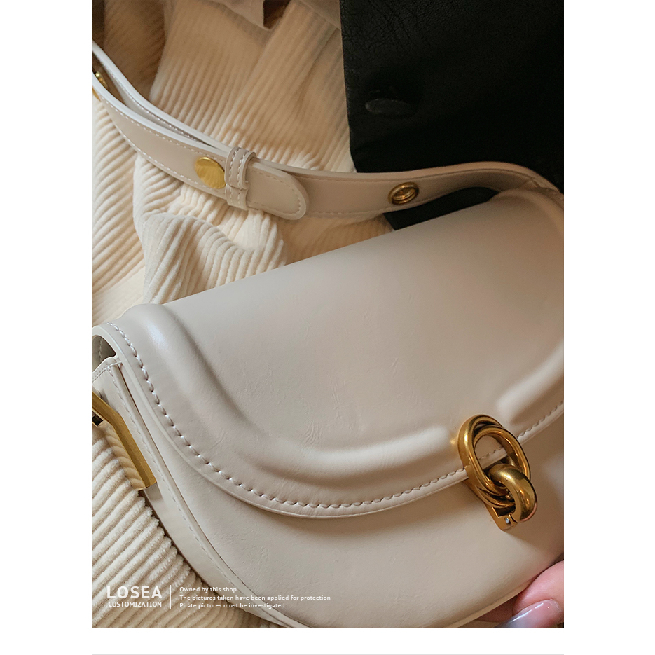 Molisa Túi yên ngựa Túi xách náchVintage cổ điển 2023 NEW L91T2SY