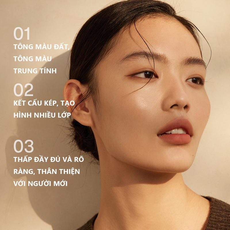 INTO YOU Bảng Phấn Mắt Bốn Màu Tông Màu Đất Bền Màu Lâu Trôi Độ Bám Dính Cao Phù Hợp Cho Người Mới Trang Điểm