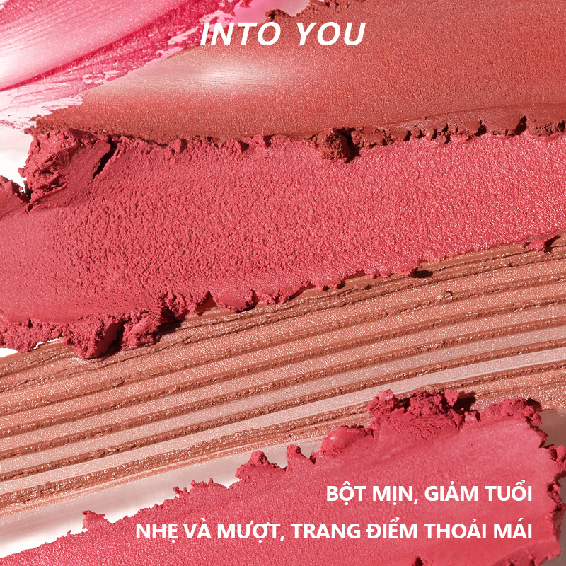 INTO YOU Son Môi Màu Nhung Lì Dưỡng Ẩm Không Thấm Nước Lâu Trôi