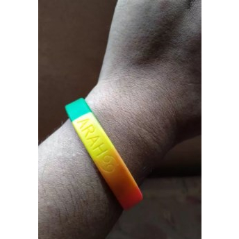 Vòng Tay Cao Su Silicone Khắc Chữ ECGIFT SW006