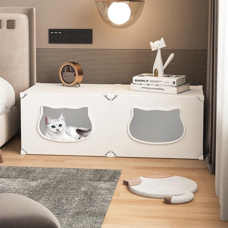 Elsabell. Nhà mèo bán kín Có thể tháo rời có giặt được Giường hang nhỏ cho bốn mùa