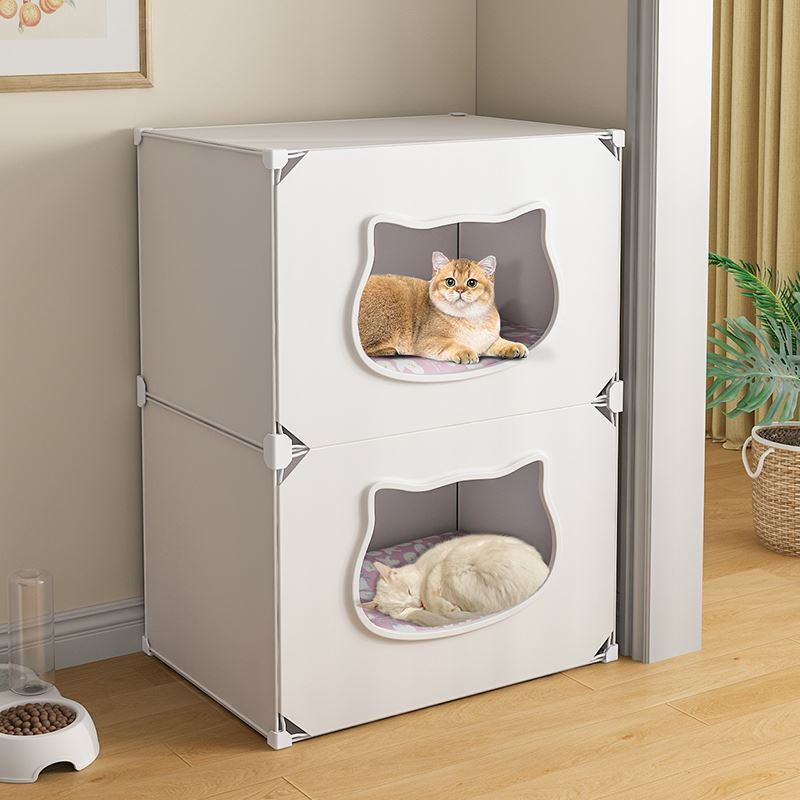 Elsabell. Nhà mèo bán kín Có thể tháo rời có giặt được Giường hang nhỏ cho bốn mùa