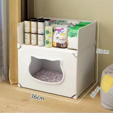 Elsabell. Nhà mèo bán kín Có thể tháo rời có giặt được Giường hang nhỏ cho bốn mùa