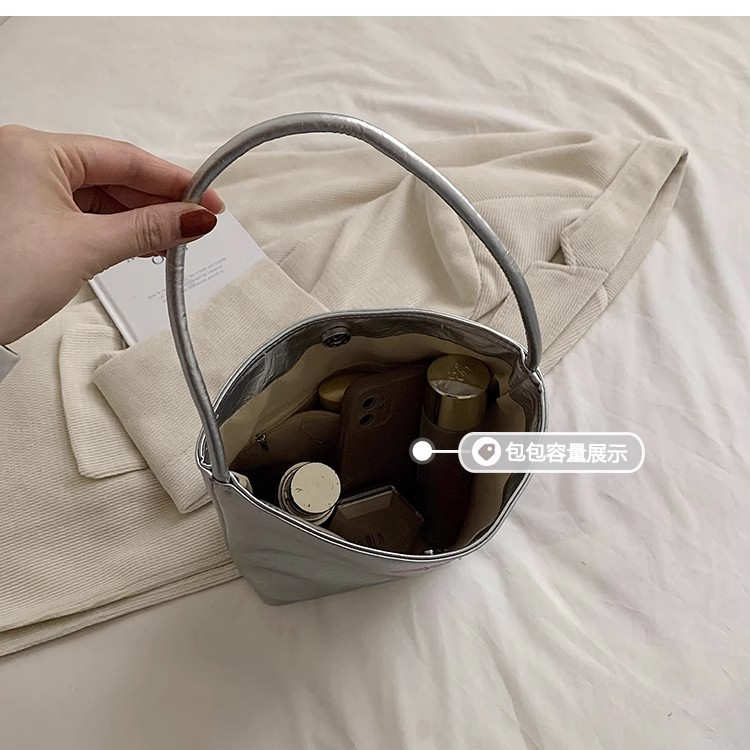 NEARAY túi đeo vai PU Màu Trơn Hàn Quốc thời trang cho nữ 2023 NEW L91T4CH