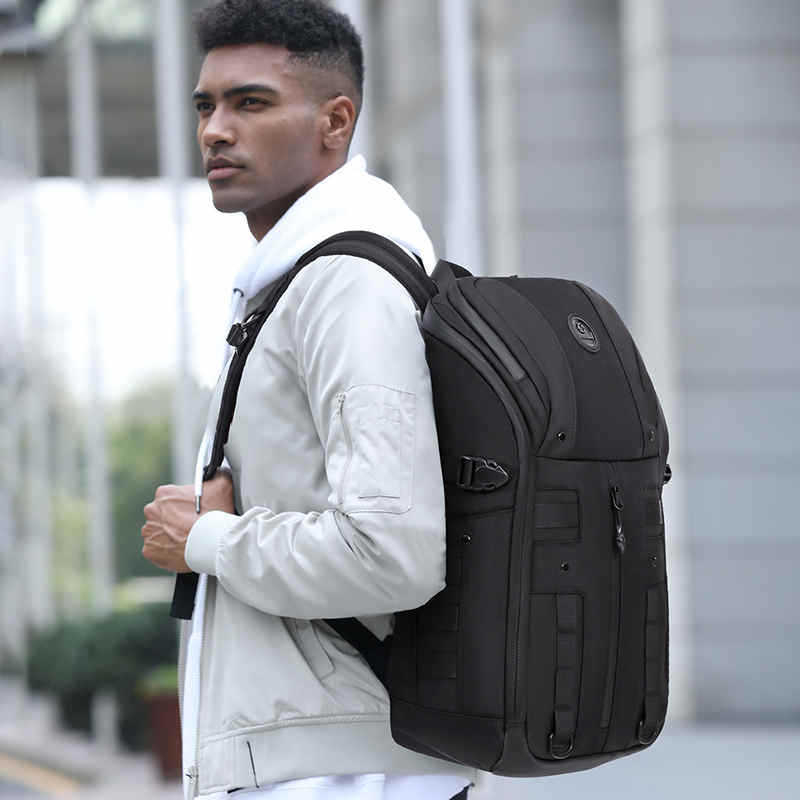 OZUKO Balo Đựng Laptop 15.6 Inch Chống Nước Sức Chứa Lớn Thời Trang Cho Nam