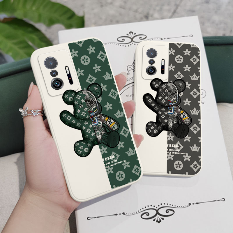 Ốp Điện Thoại Hình Gấu Sáng Tạo Thời Trang Cho Xiaomi Poco M4 F4 X4 PRO 4G 5G GT C40