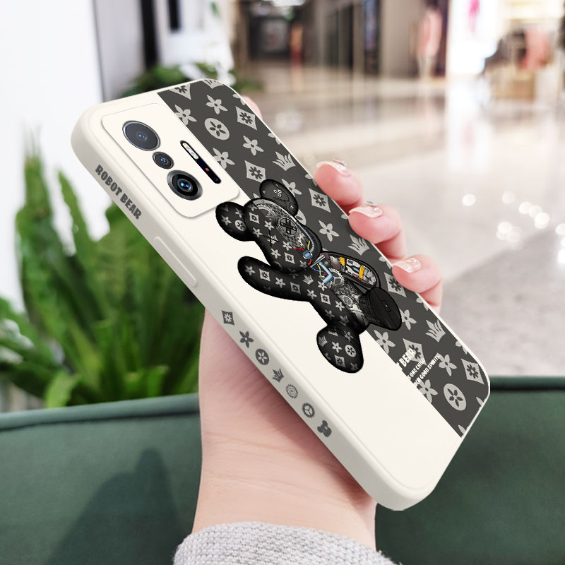 Ốp Điện Thoại Hình Gấu Sáng Tạo Thời Trang Cho Xiaomi Poco M4 F4 X4 PRO 4G 5G GT C40