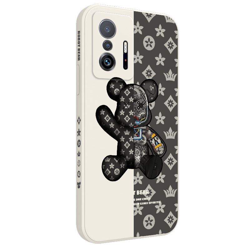 Ốp Điện Thoại Hình Gấu Sáng Tạo Thời Trang Cho Xiaomi Poco M4 F4 X4 PRO 4G 5G GT C40